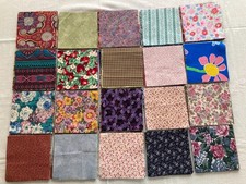 Lot 300, 5" x 5" Fabric Squares Precut Quilt Blocks No Duplicates All Pictured