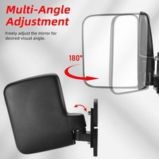 Universal Magnetic Tractor Mirrors, Side Mirrors for Tractors, Golf Carts, Forkl