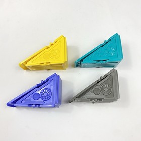 LEGO:  XALAX Racers Lot Of 4 With Launchers (Missing 1 Figure) Vintage