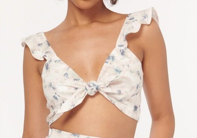 Cami Nyc Layla Linen Top Size M