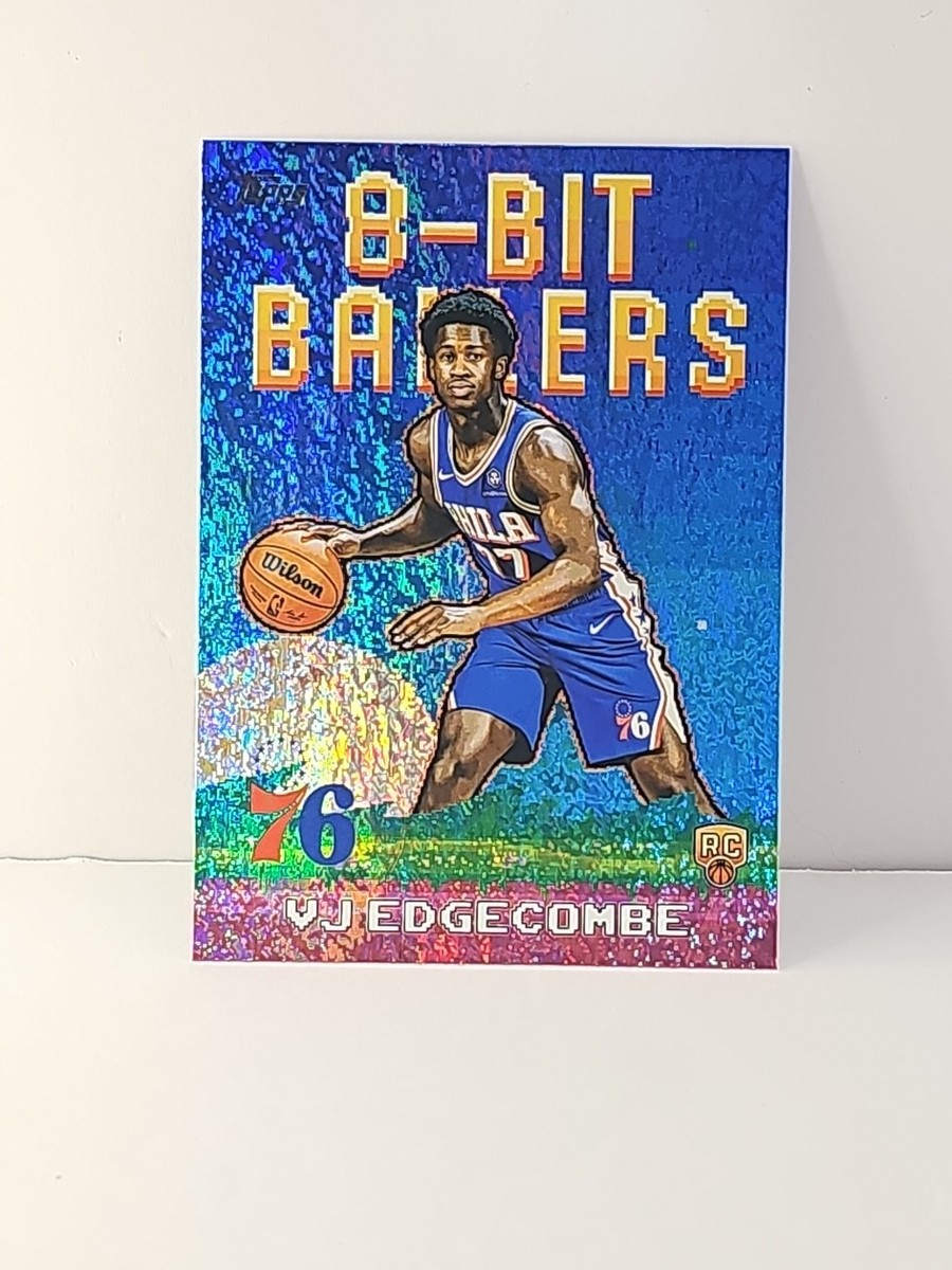 2025-26 Topps VJ Edgecombe 8-Bit Ballers Sand Glitter Foil RC | eBay