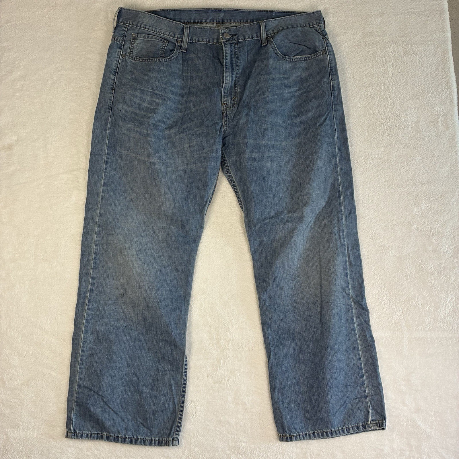 Levi's Jeans Men's 40x30 Loose Fit 569 Straight Leg 100% Cotton Med Wash