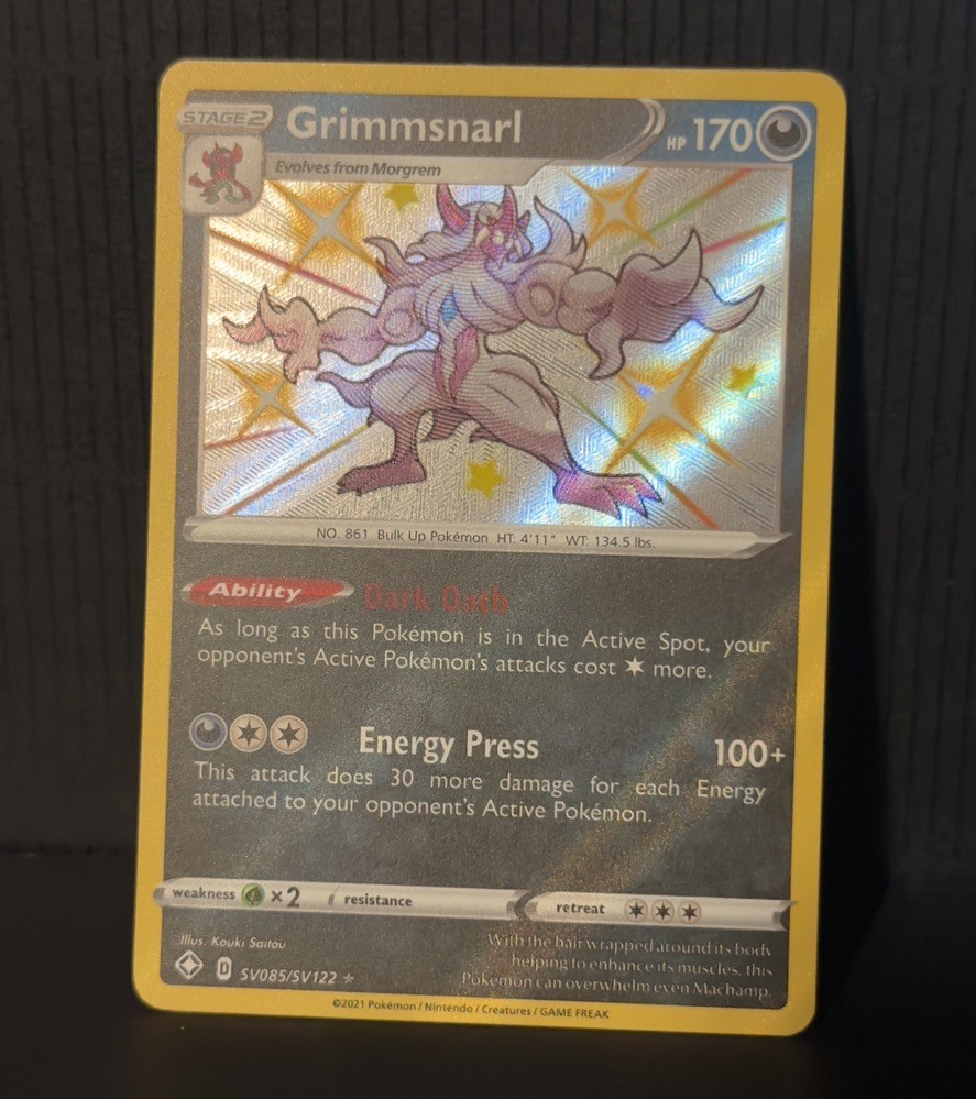 Grimmsnarl SV085/SV122 Shining Fates Shiny Vault Near Mint