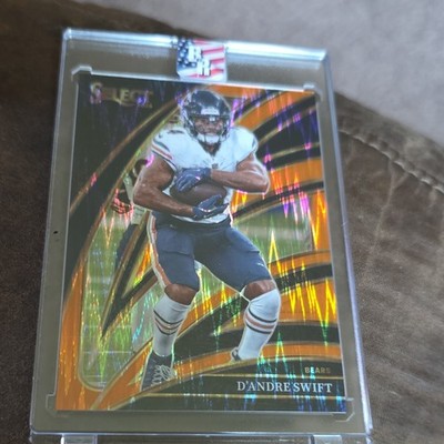 Panini 2025 Select Club Level D'Andre Swift Bears Orange Shock Prizm /399 #272