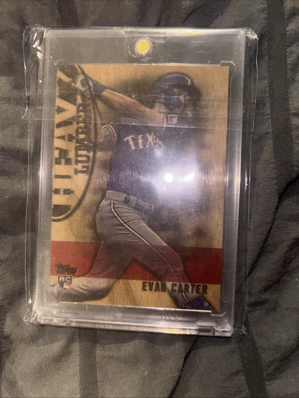 2024 Topps Update Series - Heavy Lumber Evan Carter #HL-65 (RC)