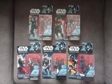 Lote 5 figuras Star Wars Rogue One Jyn Cassian Andor Chirrut Imperial Crew 3,75"