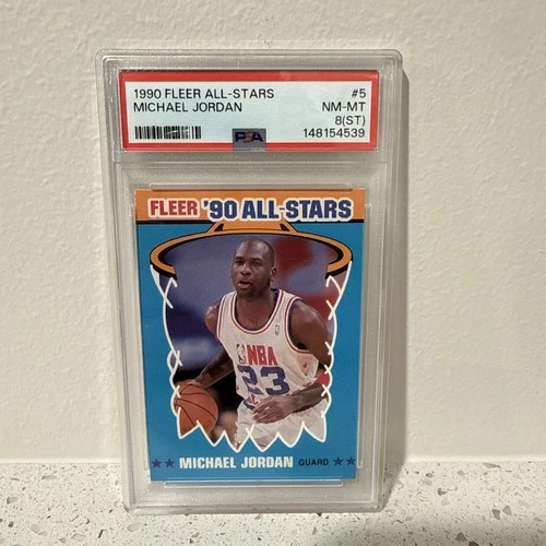 1990 Fleer All-Stars Michael Jordan #5 - PSA 8(ST)