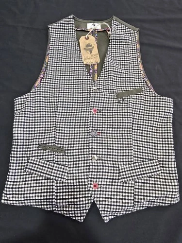 Garry's Earth Vest Handcrafted Made In Italy Size M Cod.31 image 3