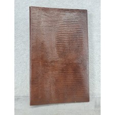 Holson Vintage Brown Lizard Embossed Photo Album 3-Ring Binder Refill R-ATC USA