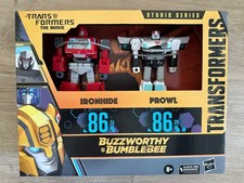 Transformers The Movie Studio Series 86 Ironhide Prowl Buzzworthy Bumblebee NEW