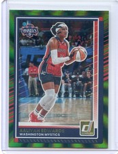 2025 Panini Donruss WNBA AALIYAH EDWARDS #16 Green Laser Holo MYSTICS