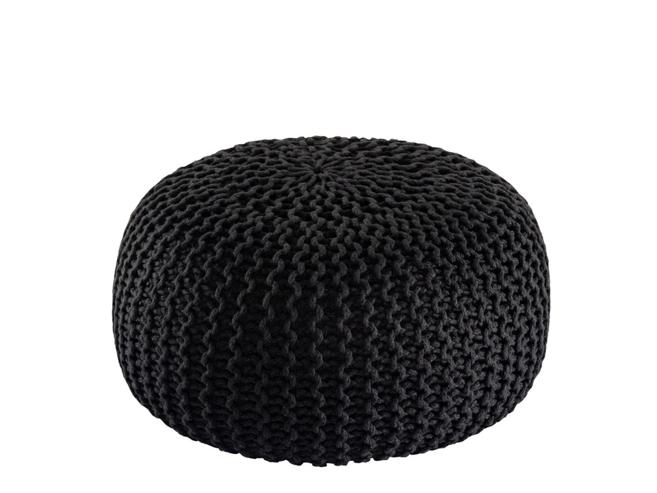 Pouf Outdoor ø 55 o. 45cm Bodenkissen Sitzpouf Hocker wetterfest pflegeleicht - Bild 2 von 4