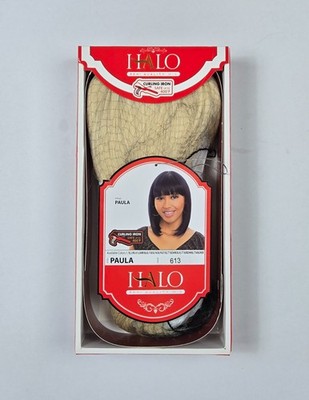 Halo 100%Human Hair Blend Straight wig Paula 613