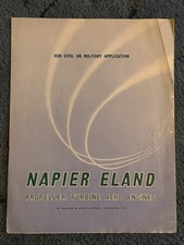 Vintage 1960’s Brochure For Napier Eland Aero Engines