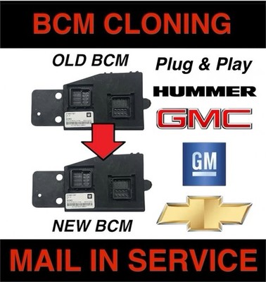 2008-2012 Chevy GMC Hummer BCM Body Control Module Clone Service Programming