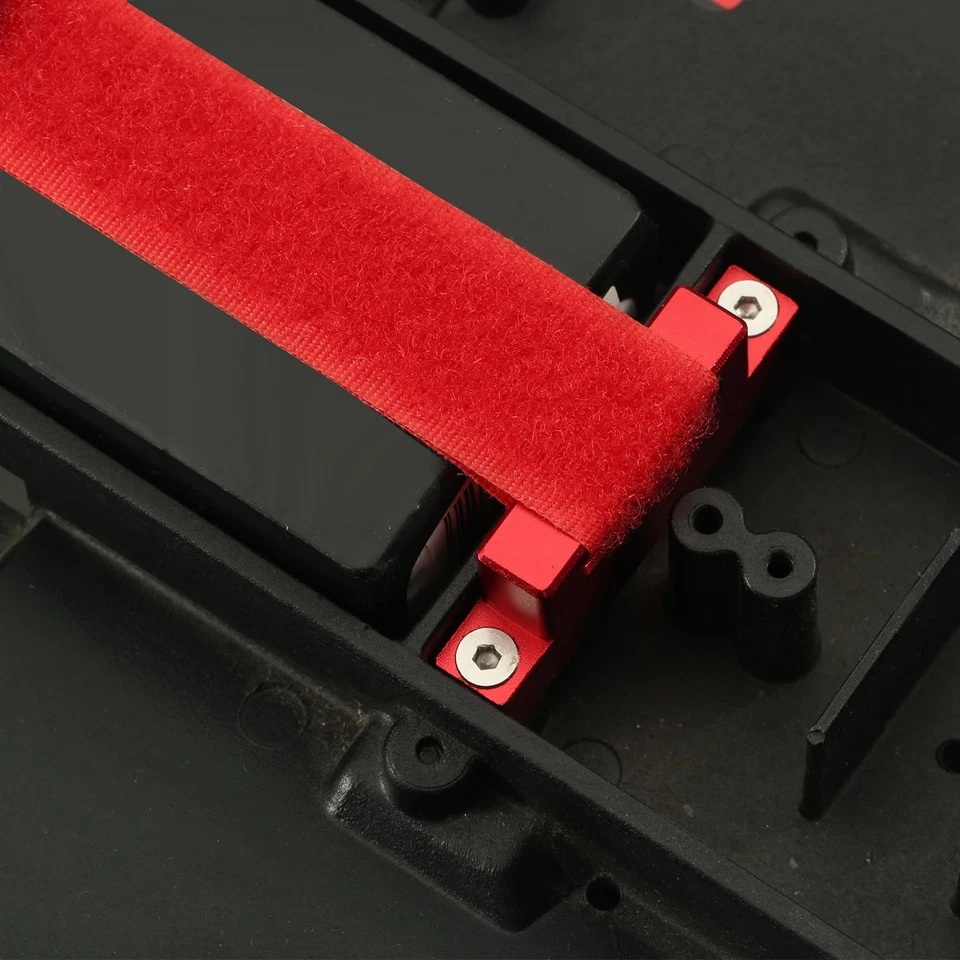 Metallbatteriehalterhalterung für 1/10 Slash 2WD-Chassis-Upgrade-Teile Rot W9Q6 - Bild 4 von 4