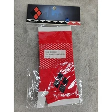 Harley Quinn DC Comics Bioworld Mismatched Red Black Fingerless Gloves