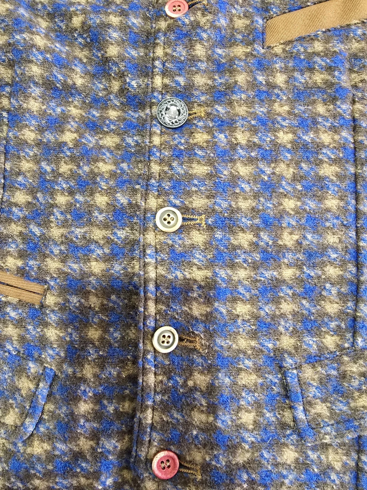 Garry's Earth Vest Handcrafted Made In Italy Size M Cod.14 image 4