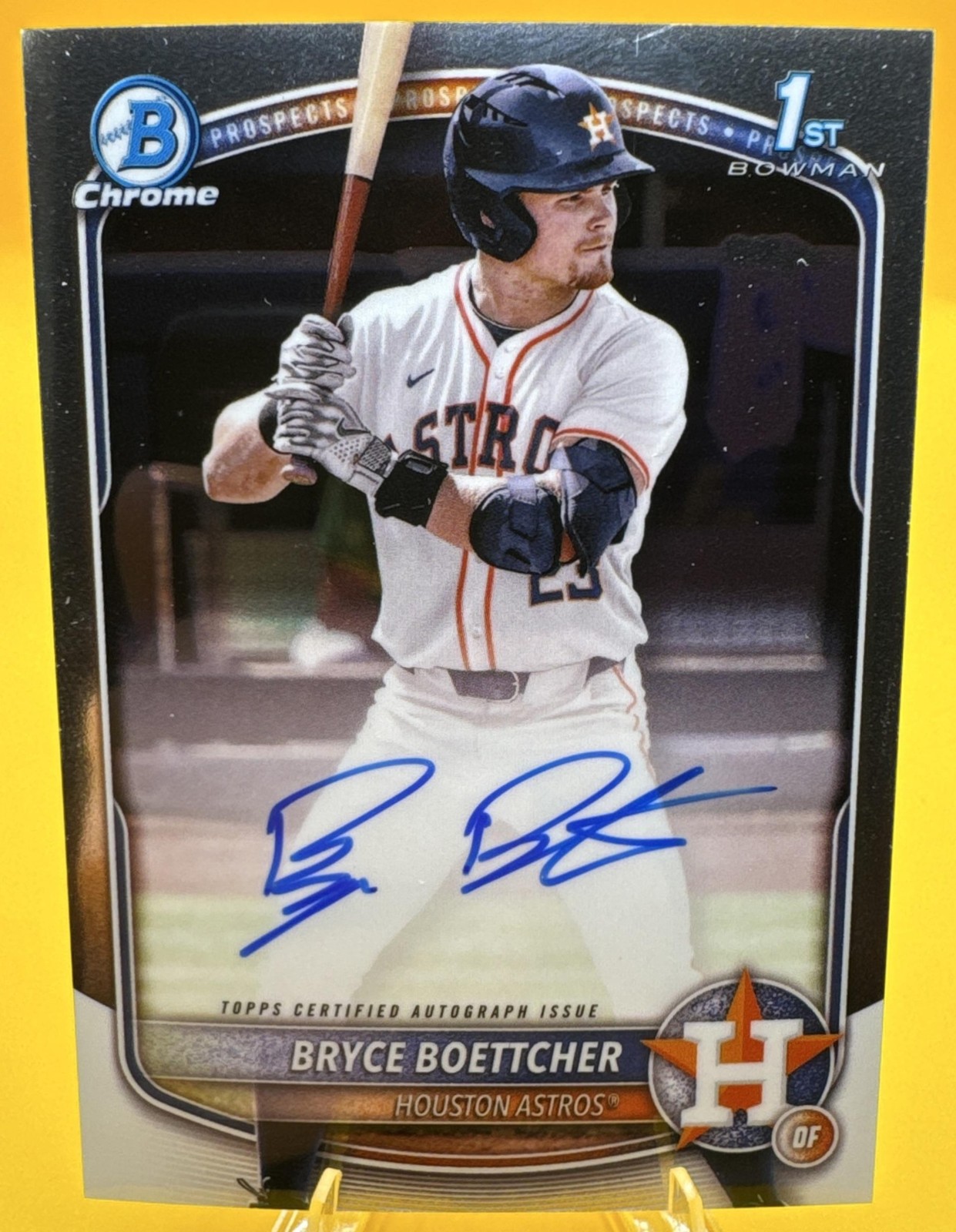 2025 Bowman Chrome Bryce Boettcher #CPA-BB Auto 1st Prospect Astros