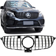 K&uuml;hlergrill Chrom passt f&uuml;r Mercedes GLE (ML) W166 15-18 + Sport-Panamericana GT