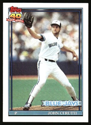 1991 Topps Baseball John Cerutti #687 Toronto Blue Jays