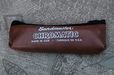 Bandmaster Chromatic Mundharmonika Vintage DDR Original mit Etui