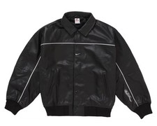 Supreme x Nike Leather Varsity Jacket - Size ...
