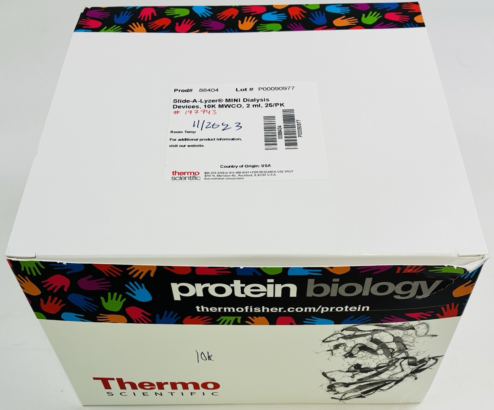 25 New‼️ Thermo 88404 Slide-A-Lyzer MINI Dialysis Devices; 10K MWCO 2mL