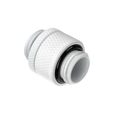 Alphacool 17489 White Brass Pipe Connector 1/4" CE FC RoHS 22mm White