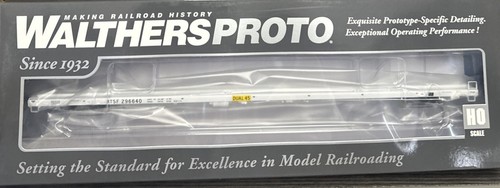 Coche plano Walthers PROTO 920-104214 89’ Belén cubierta empotrada Santa Fe nuevo en caja CC | Condition: New