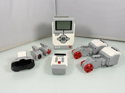 7pc LEGO MINDSTORMS EV3 Controller Parts Lot Sensors, Motors, Intelligent Brick