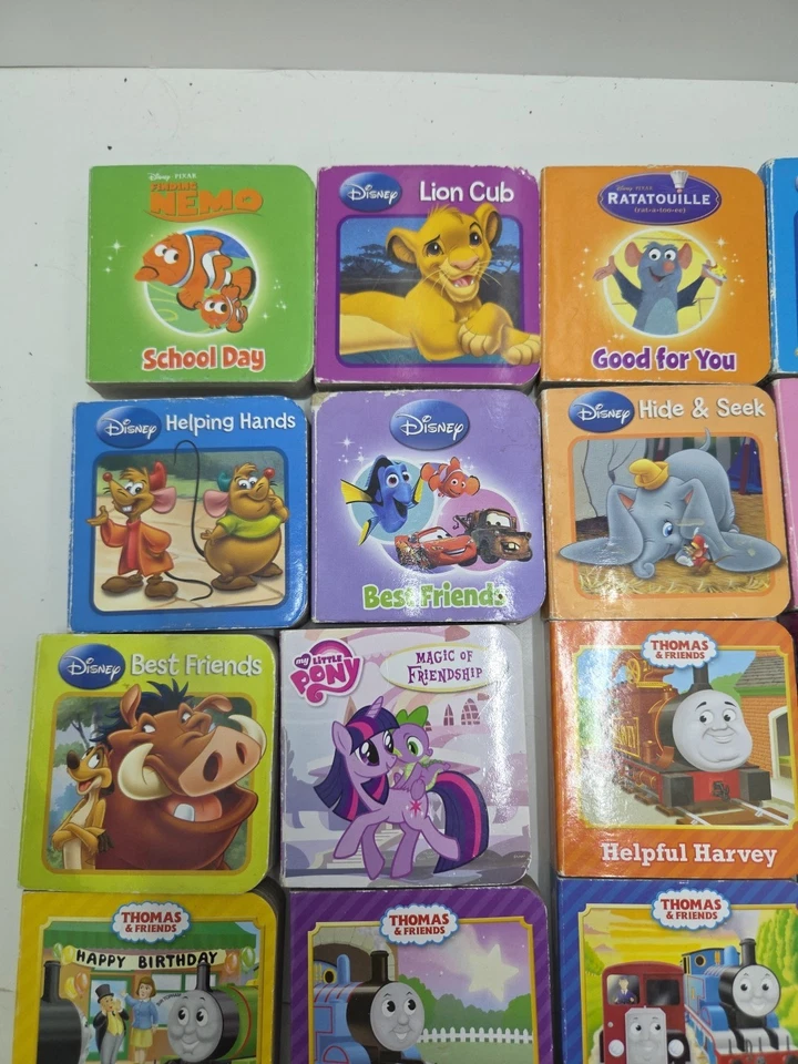 Mini Board Books Lot of 23 Disney Thomas And Friends My Little Pony - Image 2 of 4