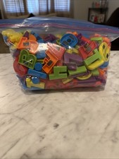 Vintage Alphabet Fridge Magnets Letters Numbers Mixed Size Assorted