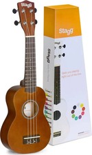 Soprano ukulele in black nylon gigbag