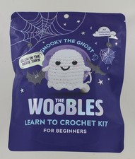 New The Woobles Crochet Kit - Snooky The Ghost - Glow in Dark Yarn