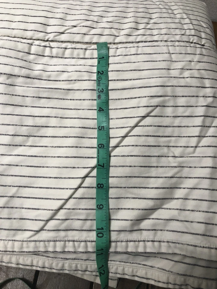 Beddy’s Bed Ease Black White Stripes One Piece Zip Bedding Twin Not Fitted EUC - Image 3 of 4