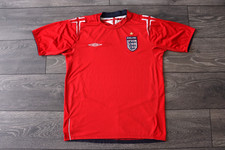 MENS MEDIUM ENGLAND AWAY FOOTBALL SHIRT 2004-05-2006 SOCCER JERSEY UMBRO VINTAGE