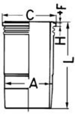 KOLBENSCHMIDT Zylinderlaufbuchse 89389110 für NEOPLAN MERCEDES SK NG MK 303 404