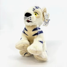 Neopets White/Purple Kougra Plush Animal 10” Vintage 2002 Limited Edition NWT
