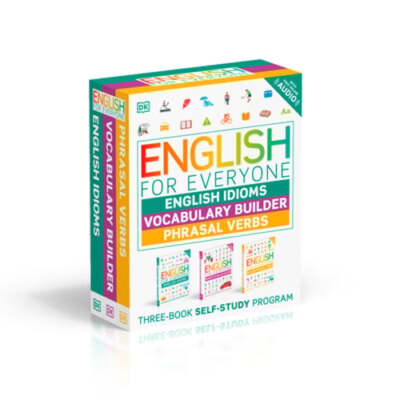 English for Everyone English Idioms, Vocabulary Builder, Phrasal Verbs 3 Book