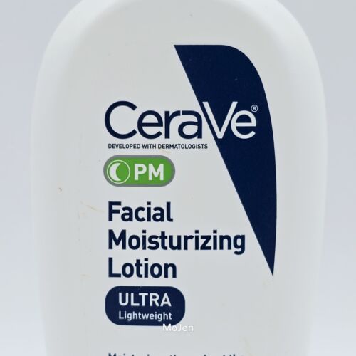 CeraVe PM Facial Moisturizing Lotion Ultra Lightweight - 3 Oz - Picture 2 of 6