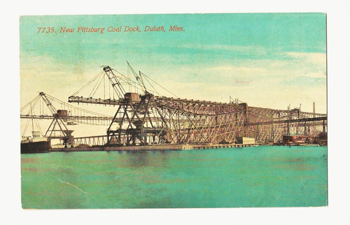 Postkarte MN Duluth Minnesota Neu Pittsburg Kohle Dock Vintage c1910s