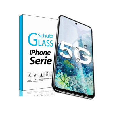 Glas für iPhone 7 8 11 12 13 14 Mini Plus Pro Max Schutzglas Blickschutz 9D 21D