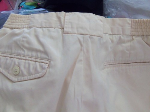 IZOD Sport~6~Pantalones Cortos de Vestir Amarillo Mantequilla -4 Bolsillos~Elásticos en las Caderas~Para Mujer - Imagen 9 de 11