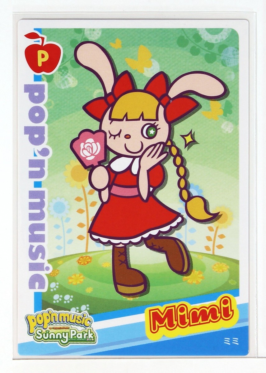Pop'n Music Card PI21N036 Mimi Konami Japan Game Character | eBay
