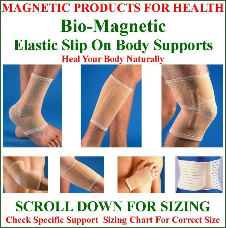 Magnetic Products For Health - Bio-Magnetic Elastic Slip On Body Supports