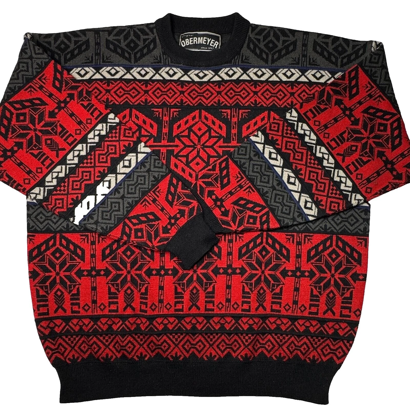 Suéteres de cuello redondo de acrílico Obermeyer para hombres