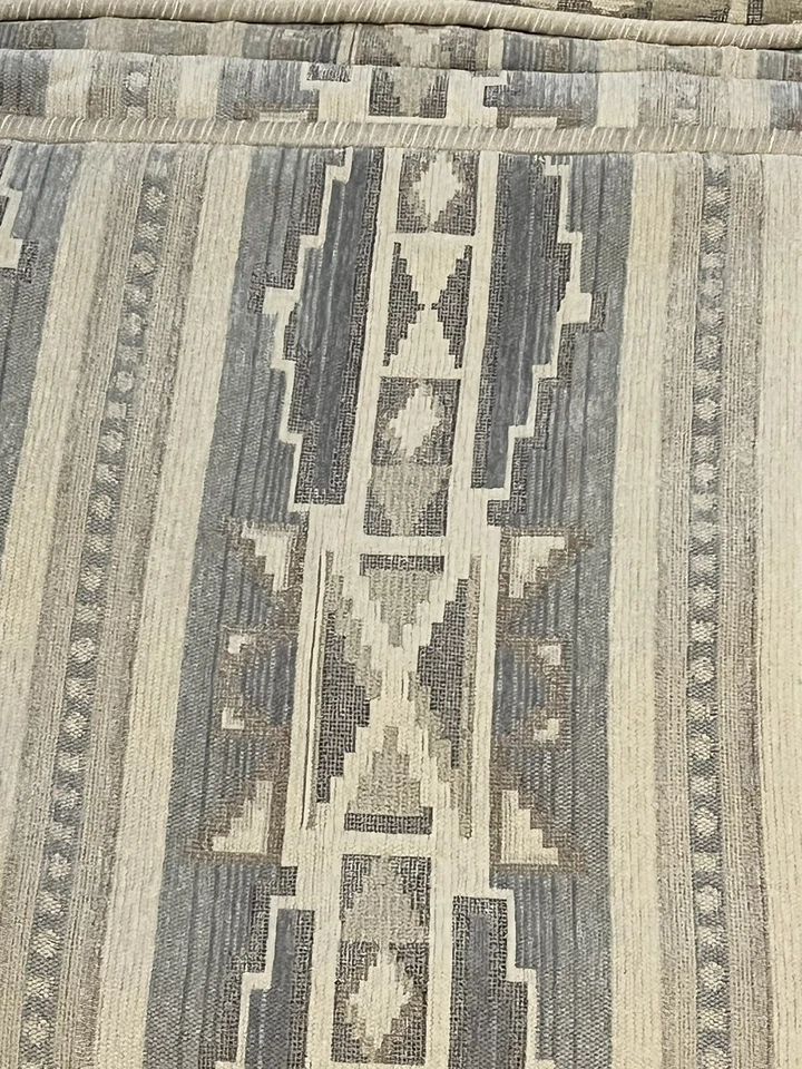 Fundas de almohada Croscill Ansonia King suroeste geométricas azul marfil tela de calidad Foto 2 de 4