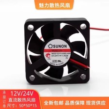 SUNON ME50152V2-000C-A99 5015 DC24V 1.92W 2-Wire Cooling Fan
