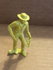 Marx Roy Rogers Silver City Western Town Play Set Cowboy Holding Harness